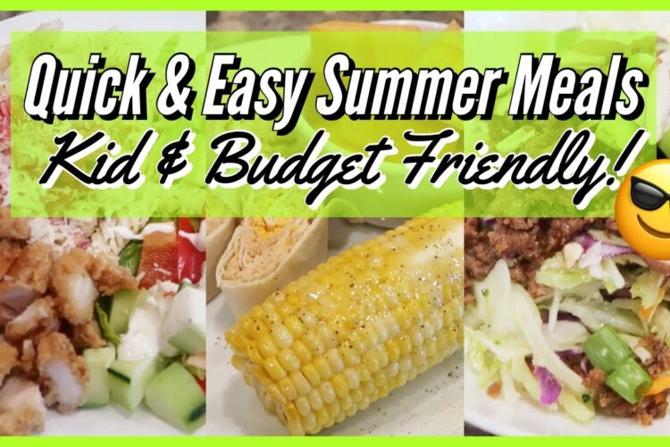 QUICK, EASY SUMMER MEALS that WON'T HEAT UP THE KITCHEN // WHAT TO EAT when it's TOO HOT TO COOK!