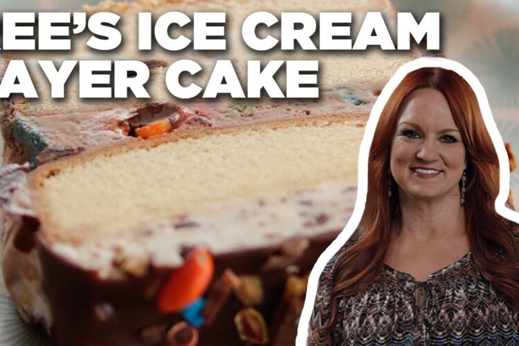 Ree Drummond's Easiest-Ever Ice Cream Cake | The Pioneer Woman | Food Network