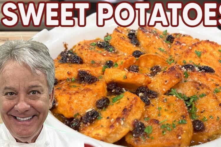 The Easiest Sweet Potato Side Dish EVER! Thanksgiving Recipe | Chef Jean-Pierre