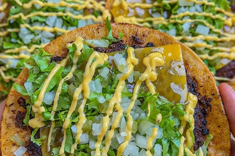 Easy & Healthy Big Mac Tacos 🌮🍔 #lowcalorie #highprotein #healthyrecipes #easyrecipe