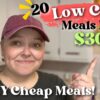 20 Low Carb Meals For $30 || Budget Friendly Meal Ideas