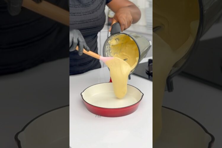 VANILLA CAKE IN A BLENDER