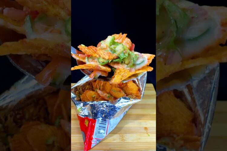 Overloaded Chips 🍟| #shorts #trending #asmr