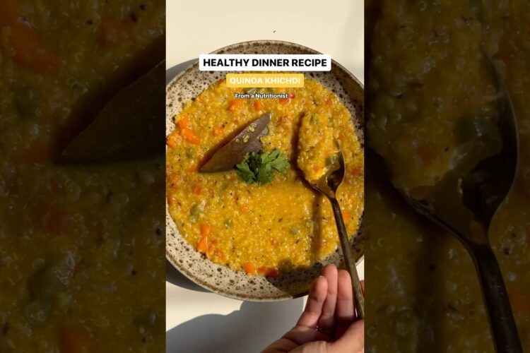 Healthy dinner recipe - Quinoa Khichdi #healthydinner#quinoakhichdi#drvidhichawla#shorts