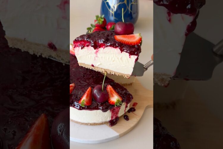 Me surpreendi com essa cheesecake que nao vai ao forno!😱