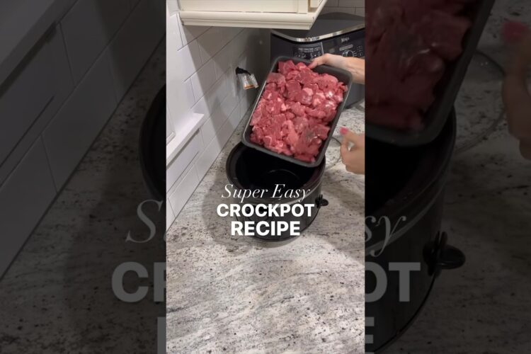 SUPER EASY CROCKPOT MEAL - Easy Weeknight Dinner