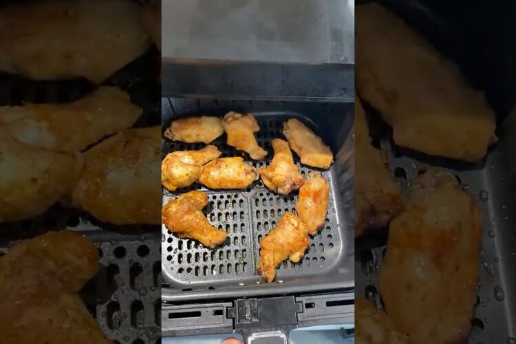 tested and approved the perfect air fryer chicken wing 🍗