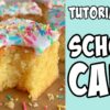 How to make School Cake! tutorial