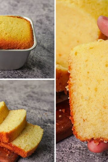 Basic Plain & Soft Vanilla Sponge Cake Recipe Without Oven | Yummy