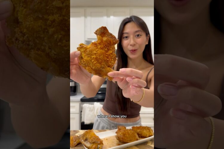 AIR FRYER JOLLIBEE INSPIRED FRIED CHICKEN N GRAVY 🍗