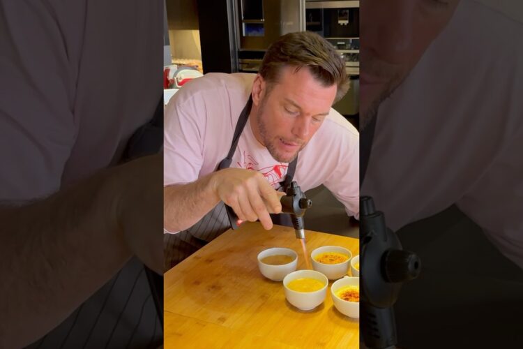 Crème brûlée express et inratable ! #recette #cuisine #patisserie #food #cheflife #astuce #chef