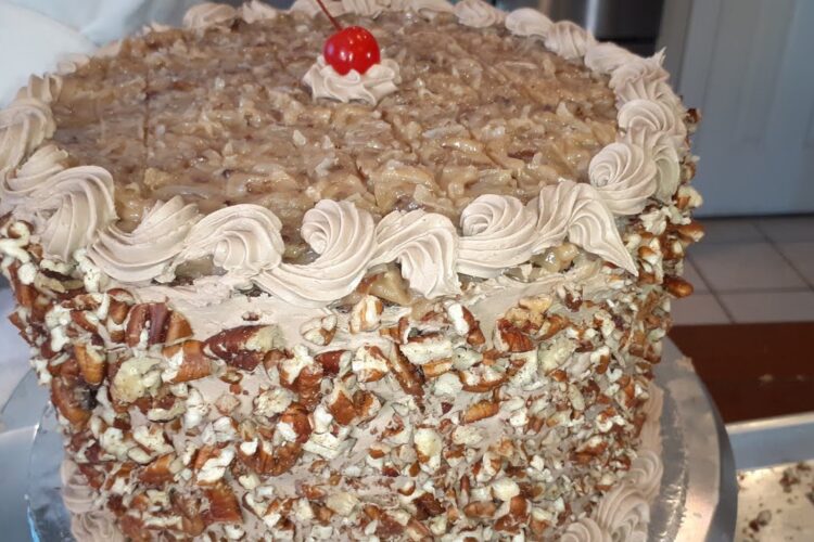Ultimate Supreme German chocolate cake🥮