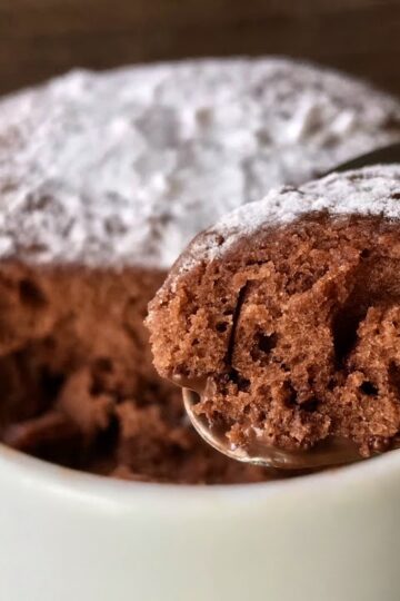 3 Ingredient Nutella Mug Cake 2 Ways