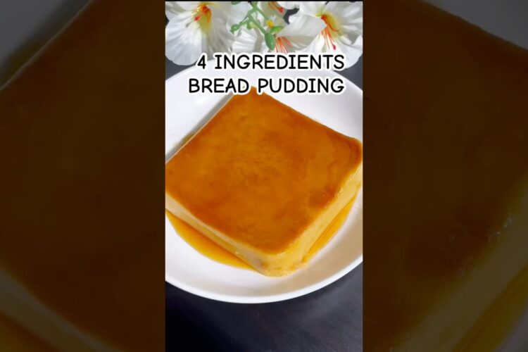 How to make bread pudding at home #shorts#breadpudding