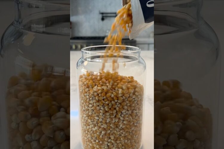 Popcorn Restock 🍿✨ #popcorn #restock #asmr #satisfying #lifehacks #viral #shorts #fyp #kitchen