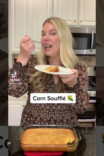 Easy Thanksgiving Side Dish Corn Soufflé