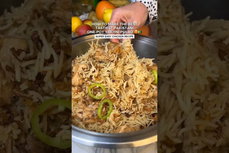 You have to make this one pot easy chicken yakhni pulao pilav 😍😍😍😍
