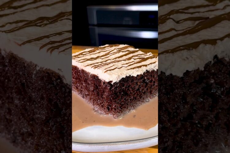 Tres Leches Nutella Cake Recipe #shorts