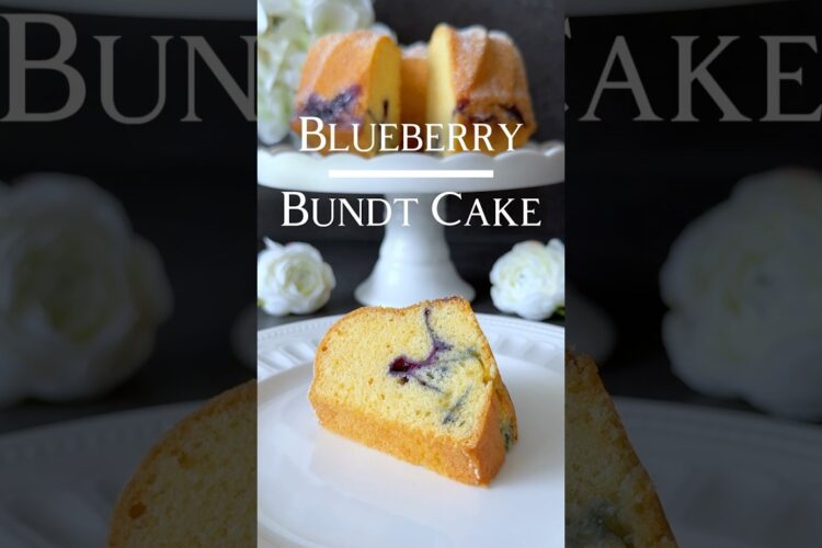 Delicious Blueberry Bundt Cake Recipe 🫐🤍 (in the Caption) #blueberry #bundt #cake