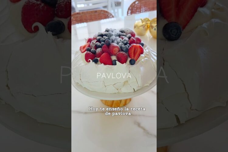 Pavlova receta e historia 👇🏻
