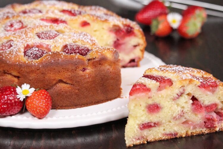 Easy Strawberry Cake | How Tasty Channel