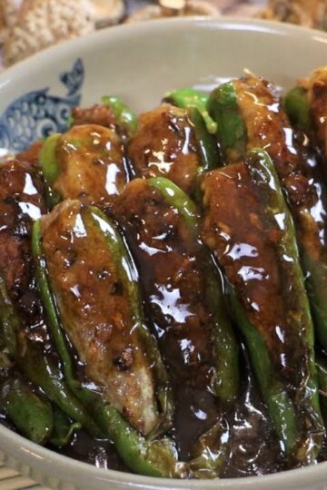 Stuffed Peppers Recipe - Hakka Style