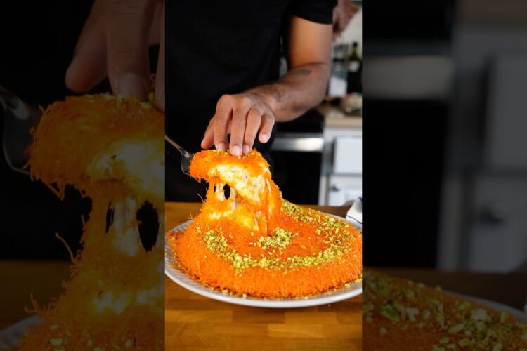 Easiest Knafeh Recipe Ever! (Kunafa) #knafeh #arabic #dessert #kunafa