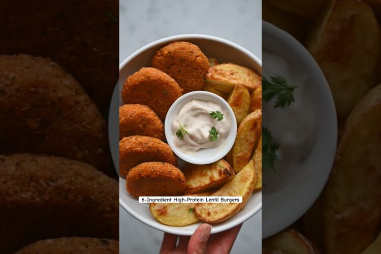 PROTEIN IN PLANTS. 6-Ingredients, high protein. Bake, or fry. Tap related video for clickable link.