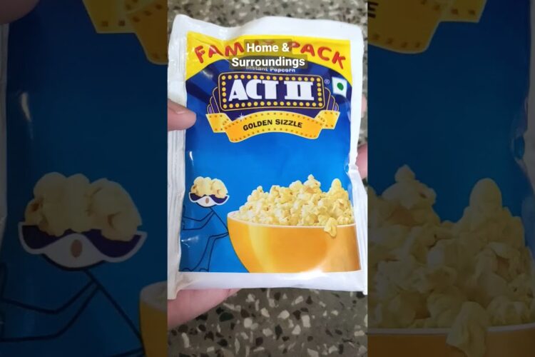 Act II Golden Sizzle | Instant Popcorn 🍿| Family Pack | #Shorts #Popcorn