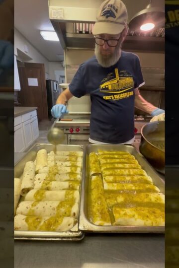 Green Chile Chicken Enchiladas