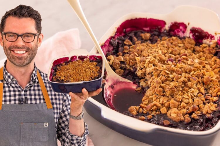 Easy Blueberry Crisp Recipe