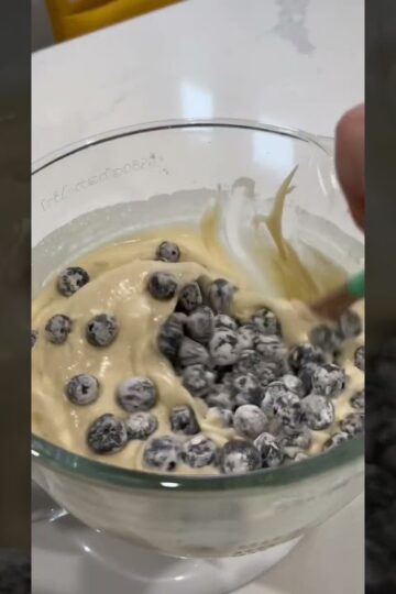 Best blueberry bundt cake you will ever have! Takes 5 minutes to prep. Made with simple ingredients.