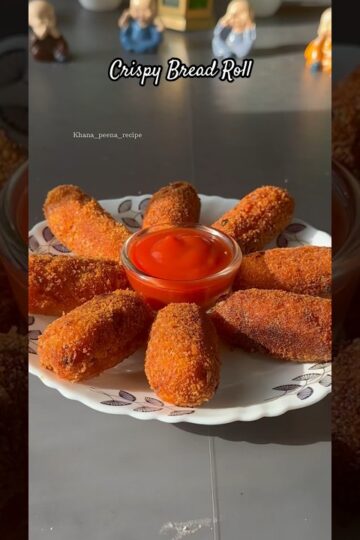 Recipe of crispy Bread Roll #shorts #viral #crunchy #snacks