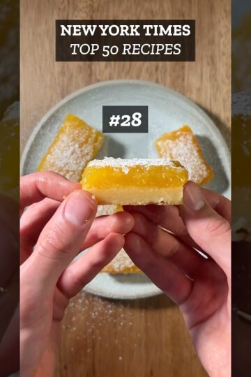 Trying Every Recipe on the NYT Top 50 List | Lemon Bars with Olive Oil and Sea Salt by Melissa Clark