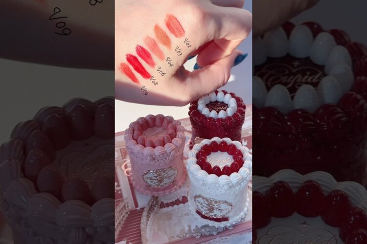 my LABUBU would love these 💋🎂 flower knows strawberry cake lip cream #summeronshorts