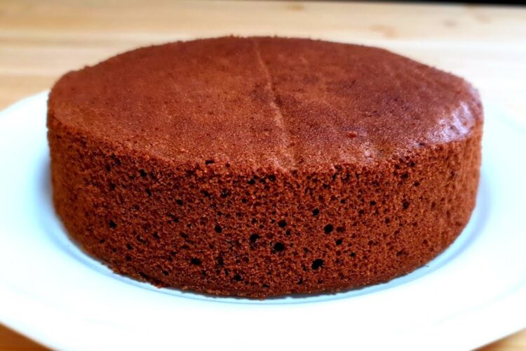 Chocolate Sponge Cake #shorts | Basic Chocolate Cake Recipe