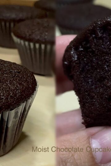 MOIST CHOCOLATE CUPCAKE Recipe