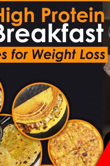 7 High Protein Veg BREAKFAST RECIPES for Weight Loss | By GunjanShouts