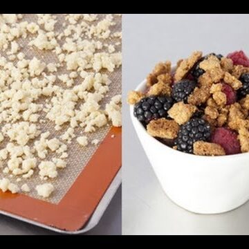Technique de cuisine : préparer une pâte à crumble