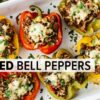 STUFFED PEPPERS | stuffed bell peppers recipe + meal prep tips