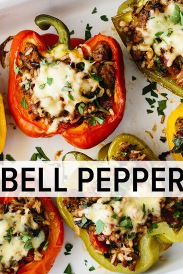 STUFFED PEPPERS | stuffed bell peppers recipe + meal prep tips