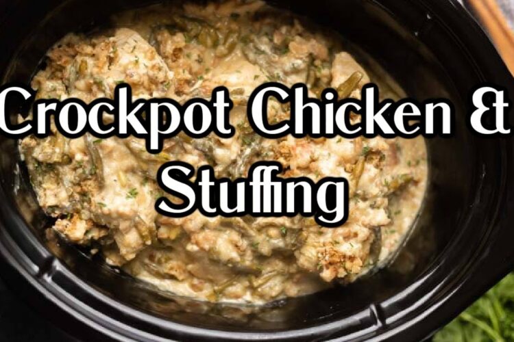 Amazing Crock Pot Chicken and Stuffing