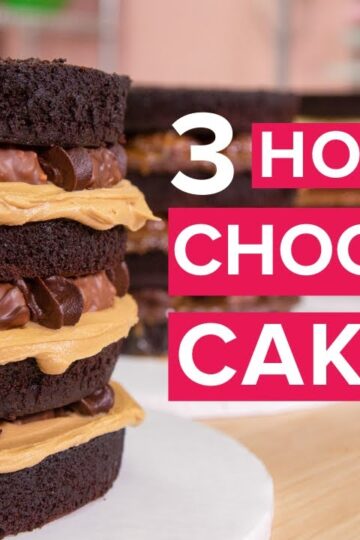 3 Holiday Chocolate MEGA CAKES! | How To Cake It