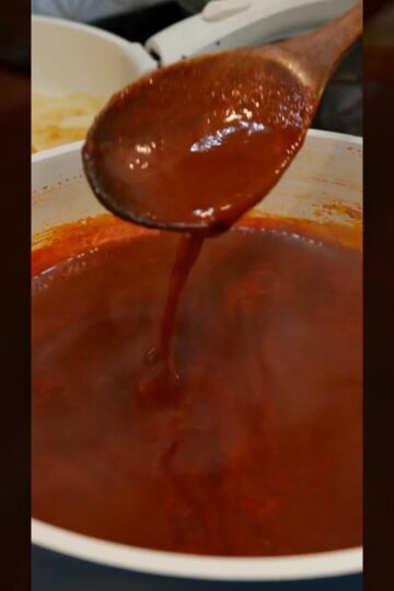 Quick Enchilada Sauce in 6 Minutes #shorts #recipe