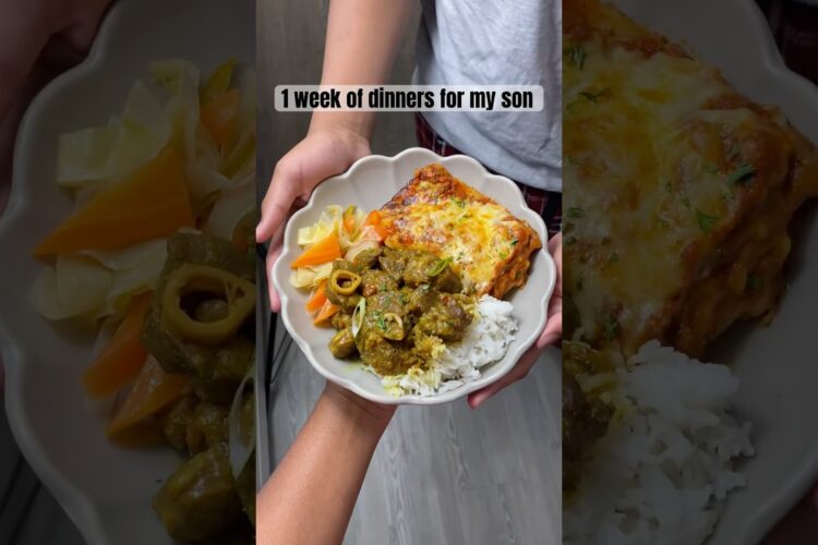 1 week of dinner ideas for my son #dinnerideas #recipe #dinnertime #familydinner #gourmetmeal