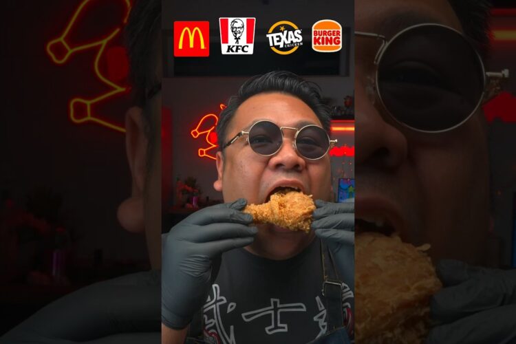 ไก่ทอดเจ้าไหนอร่อยสุด?? 🍗 #shorts #asmr