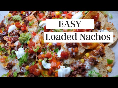 Easy Loaded Nachos