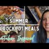 MUST TRY ! Summer Crockpot Meals + Copycat CRUMBL Cookies!