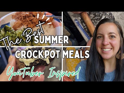 MUST TRY ! Summer Crockpot Meals + Copycat CRUMBL Cookies!