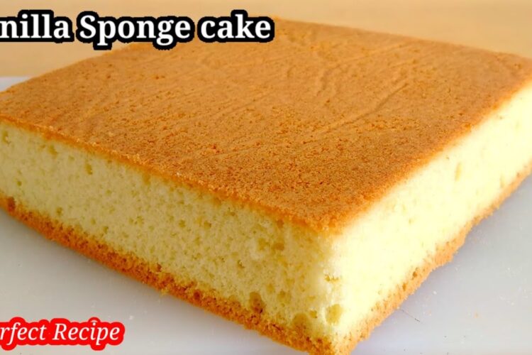 Vanilla Sponge Cake | How to make perfect sponge cake | easy cooking with das